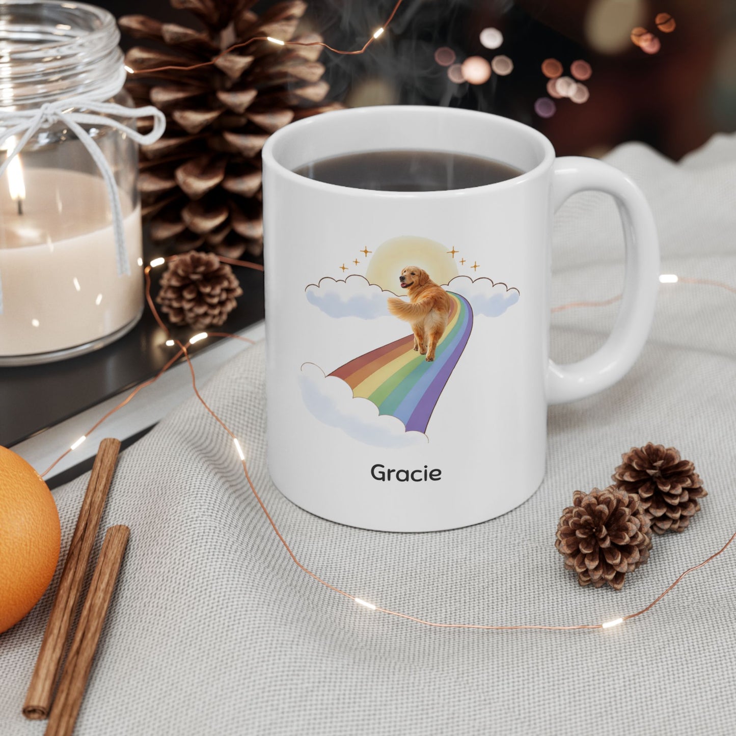Personalized Dog Memorial Mug (11oz)