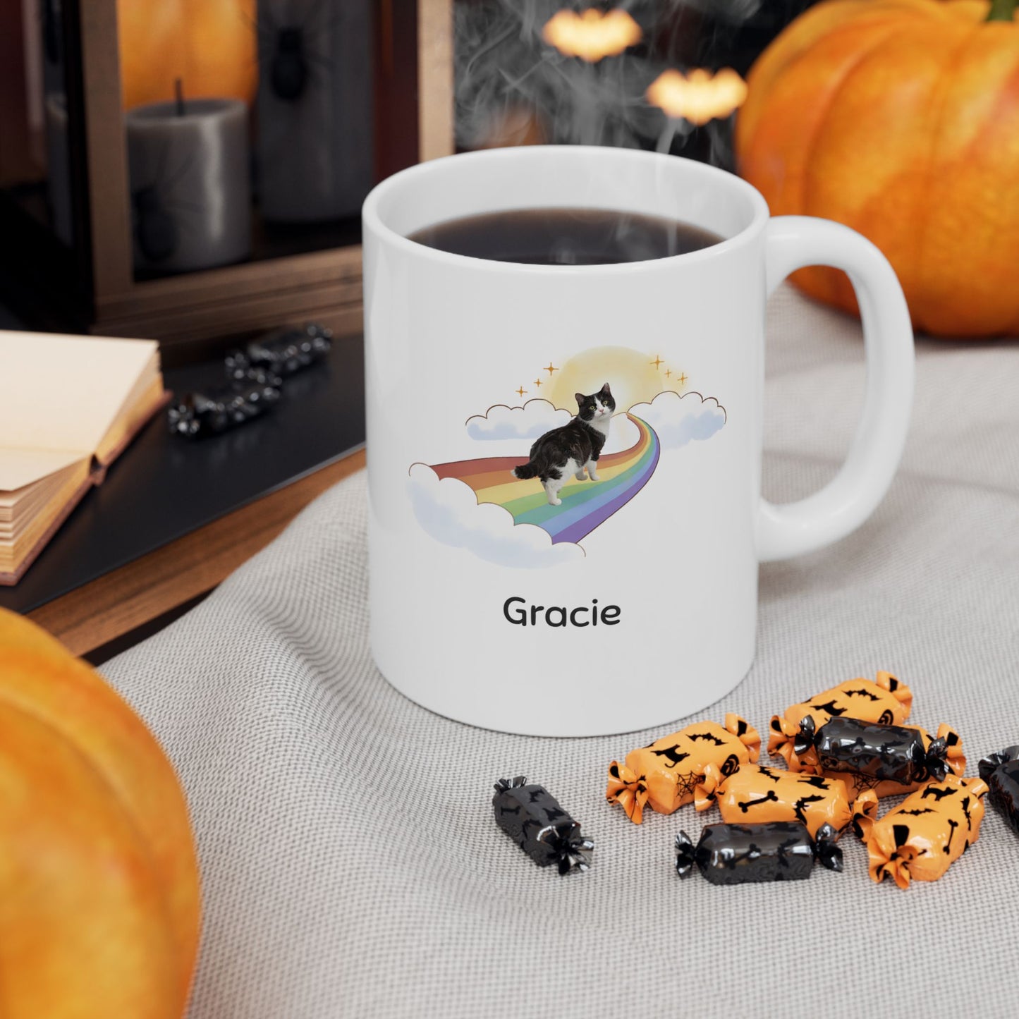 Personalized Cat Memorial Mug 11oz
