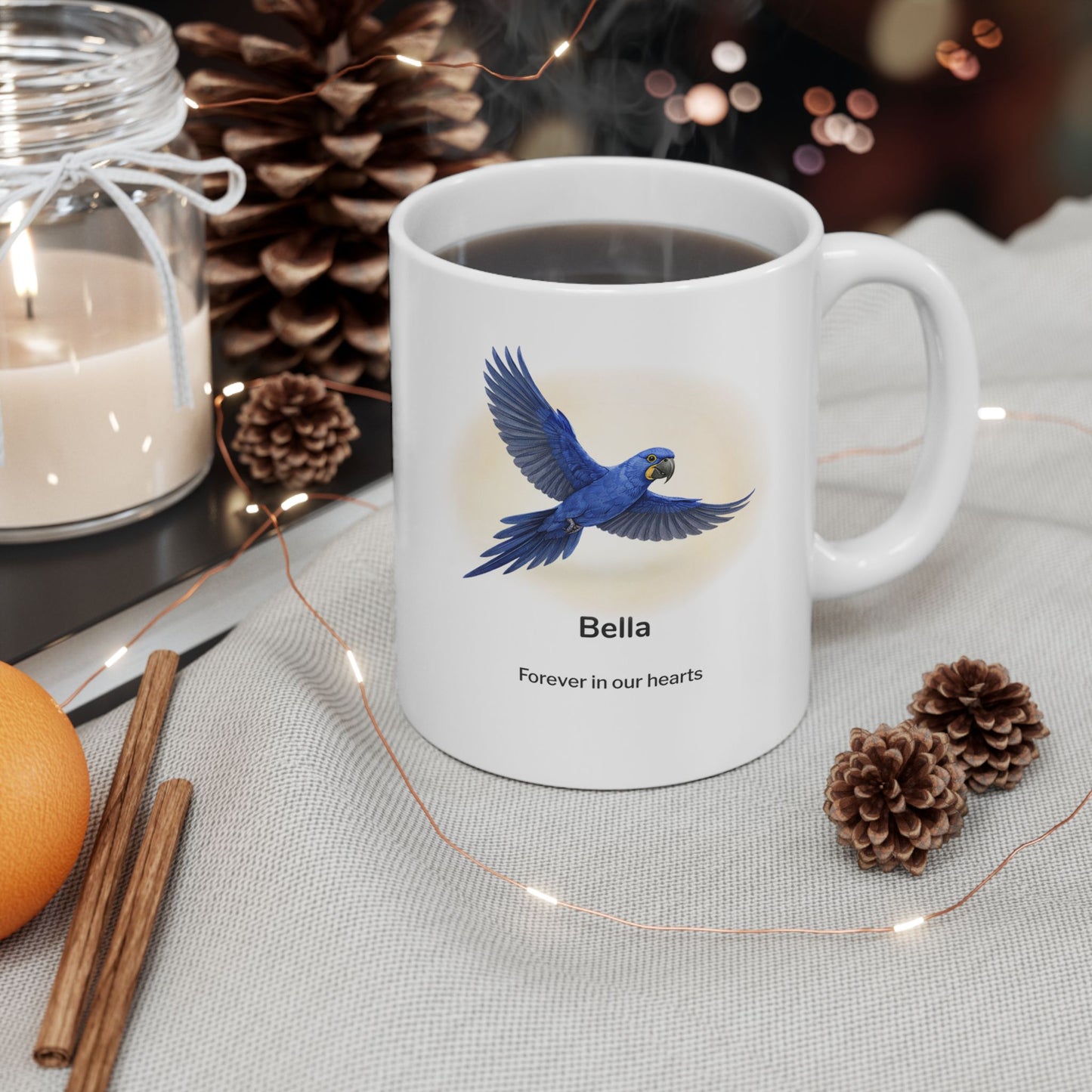Personalized Bird Memorial Mug 11oz