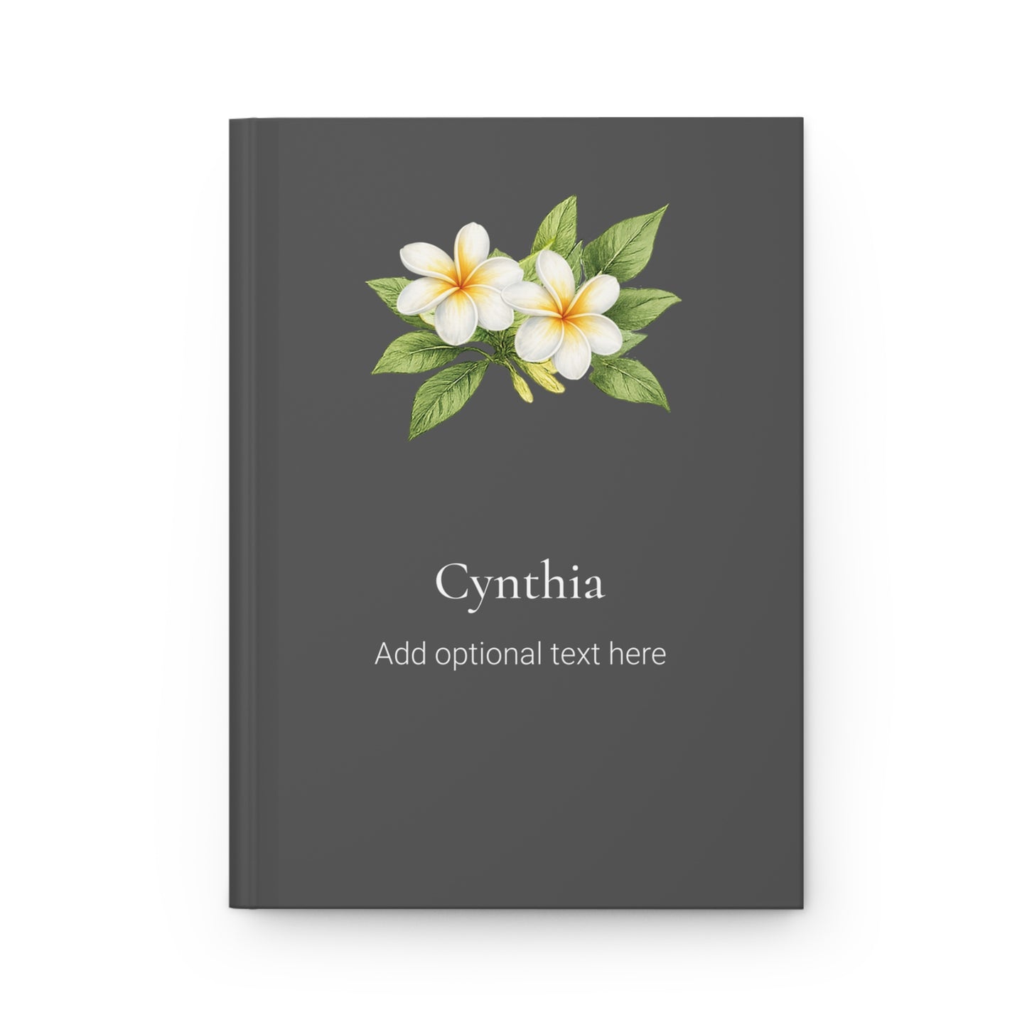 Personalized Hawaiian Floral Hardcover Journal