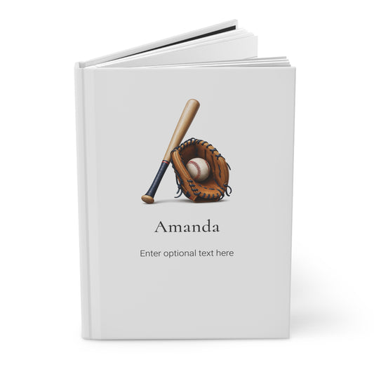 Personalized Sports Hardcover Journal