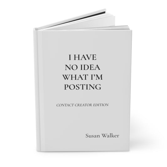 Personalized Content Creator Hardcover Journal