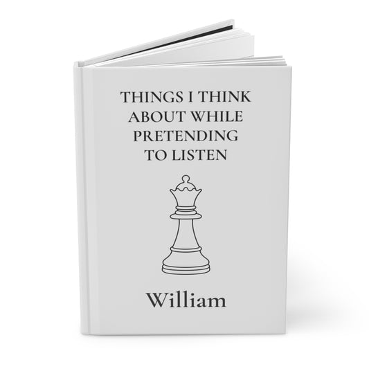 Personalized Hardcover Chess Journal