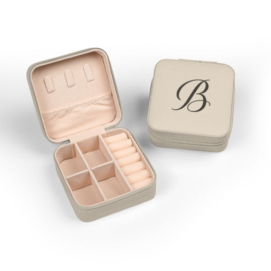 Personalized Monogram Jewelry Travel Case