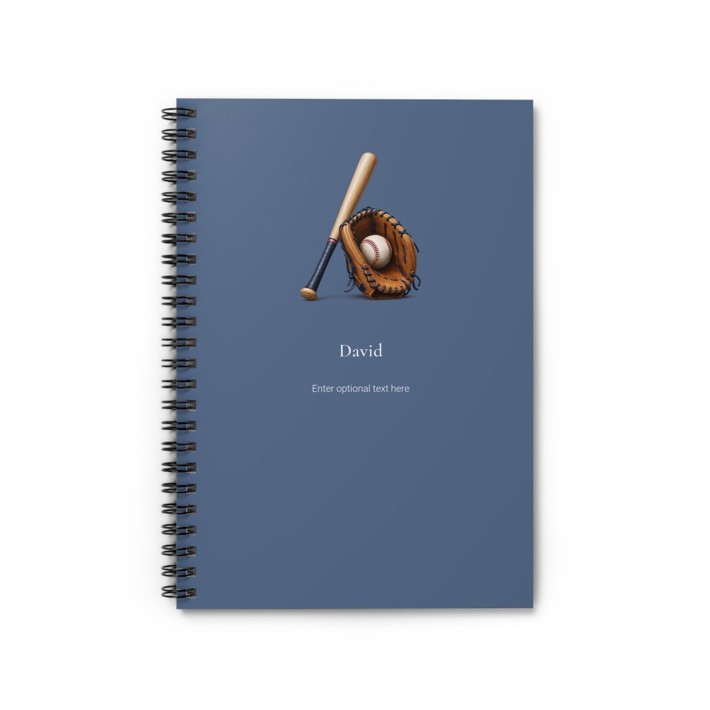 Personalized Sports Spiral Notebook