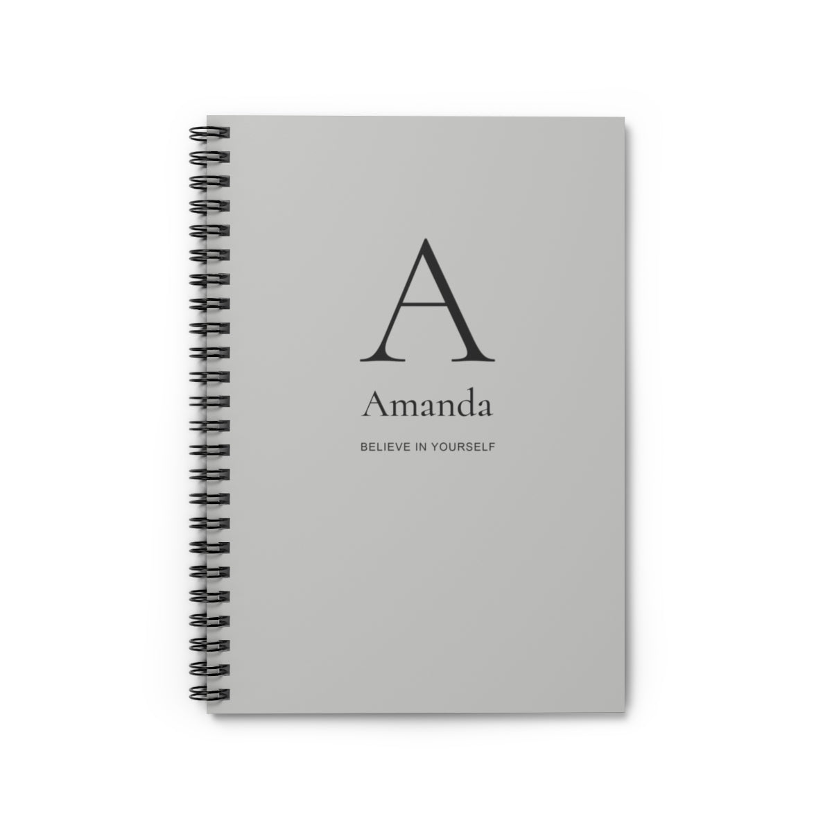 Personalized Spiral Notebook