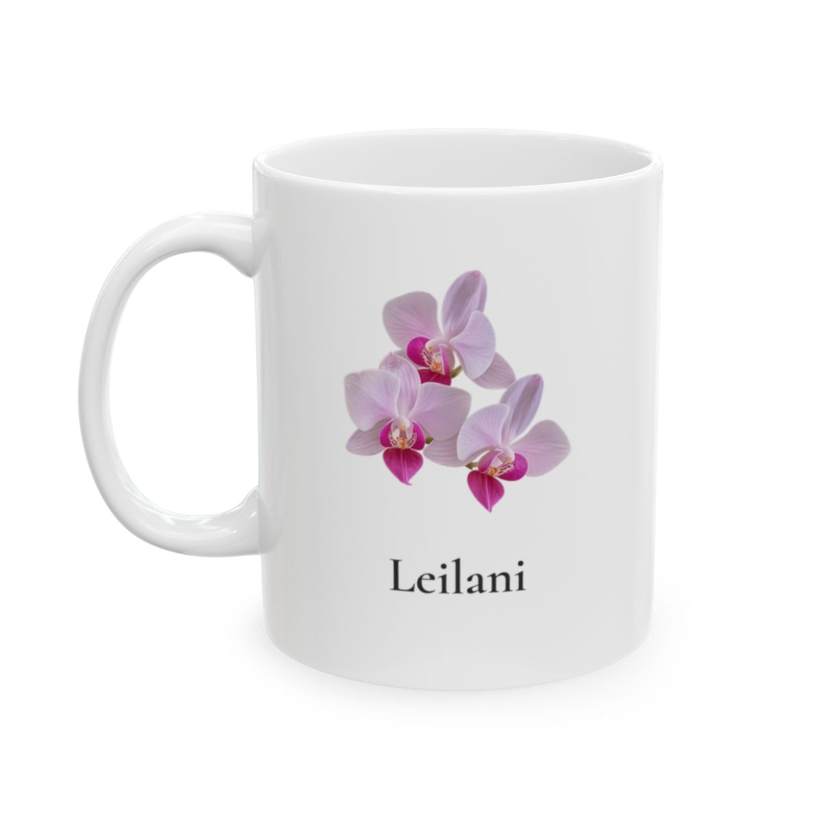 Personalized Hawaiian Flower Mug 11oz
