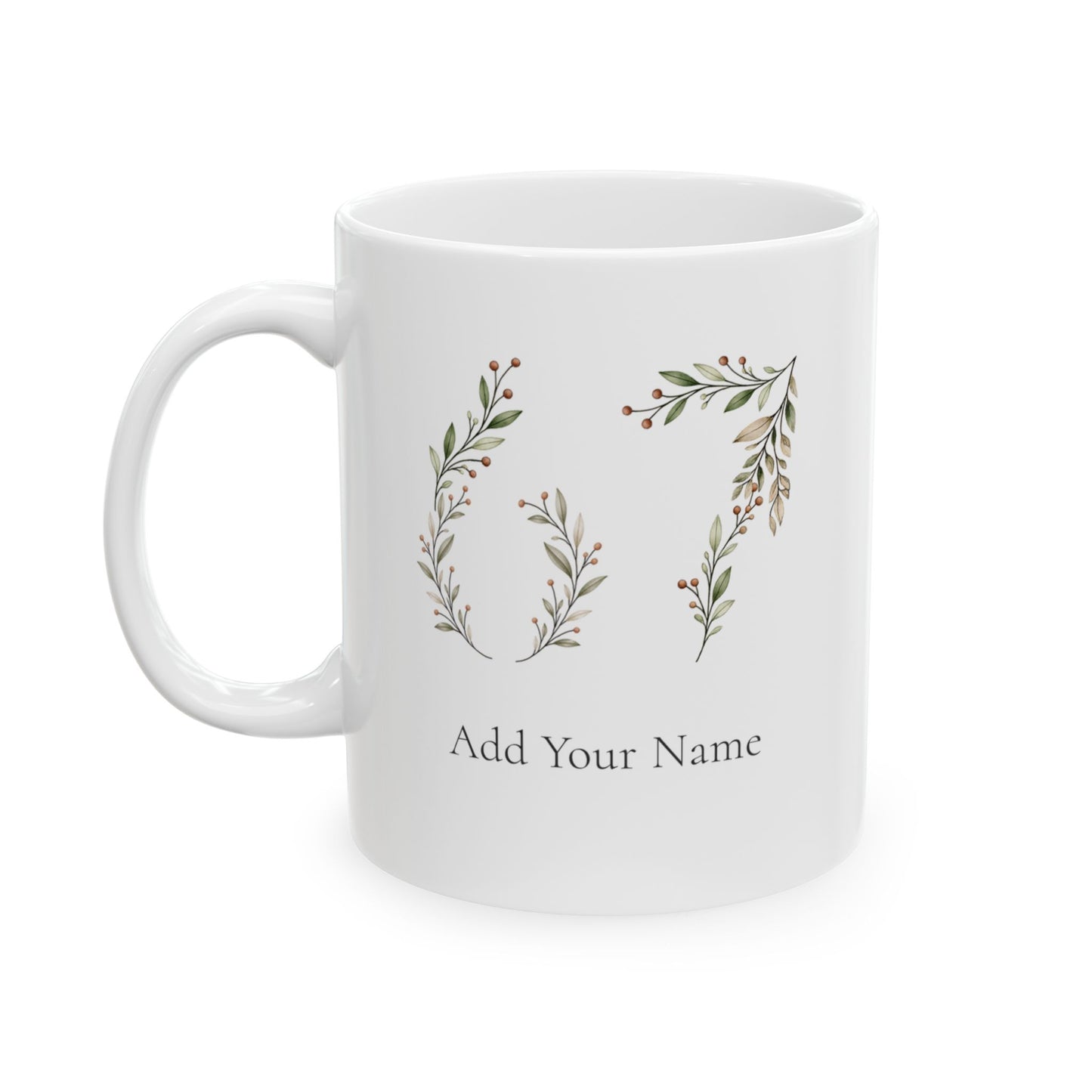 Personalized Ceramic Mug 11oz