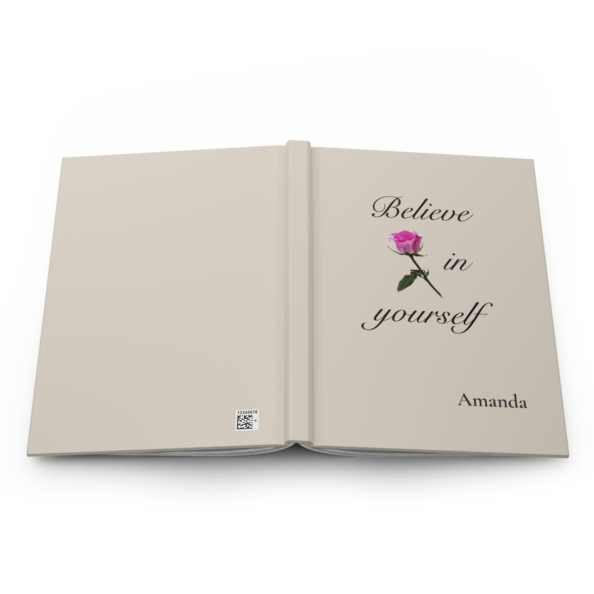 Believe in Yourself Personalized Journal