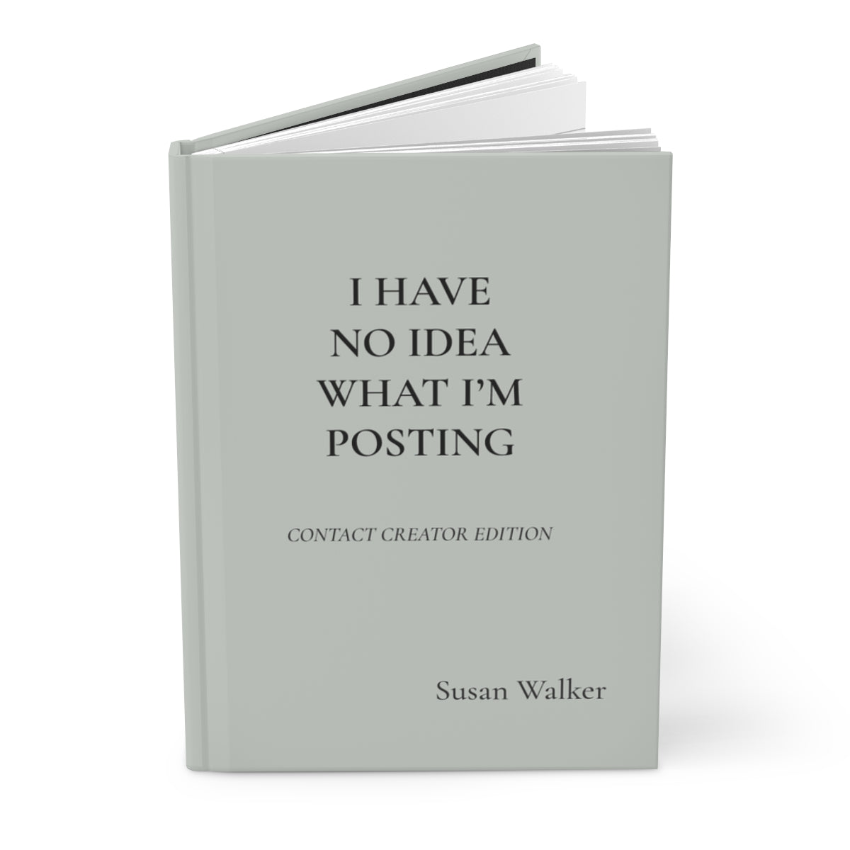 Personalized Content Creator Hardcover Journal