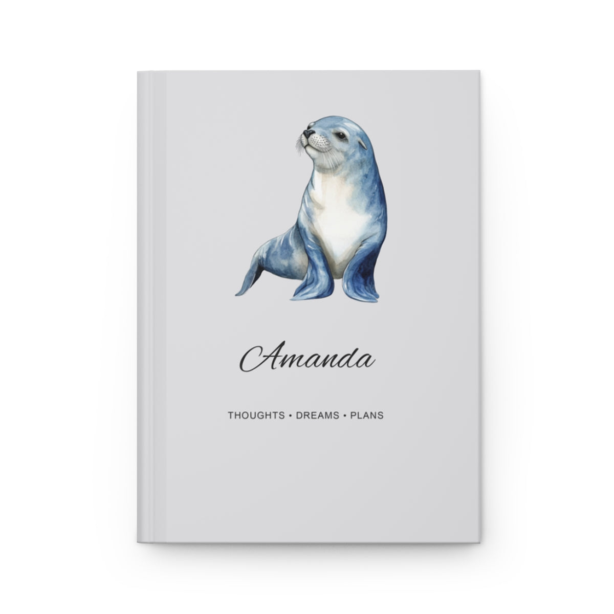 Personalized Sea Animals Hardcover Journal