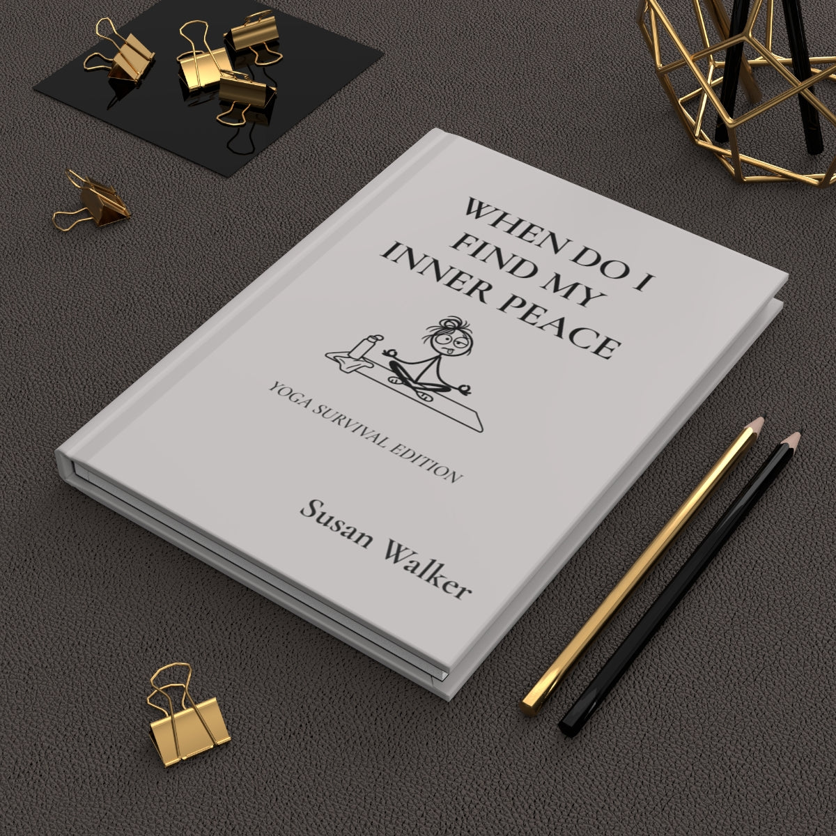 Personalized Funny Yoga Journal – Yoga Survival Edition