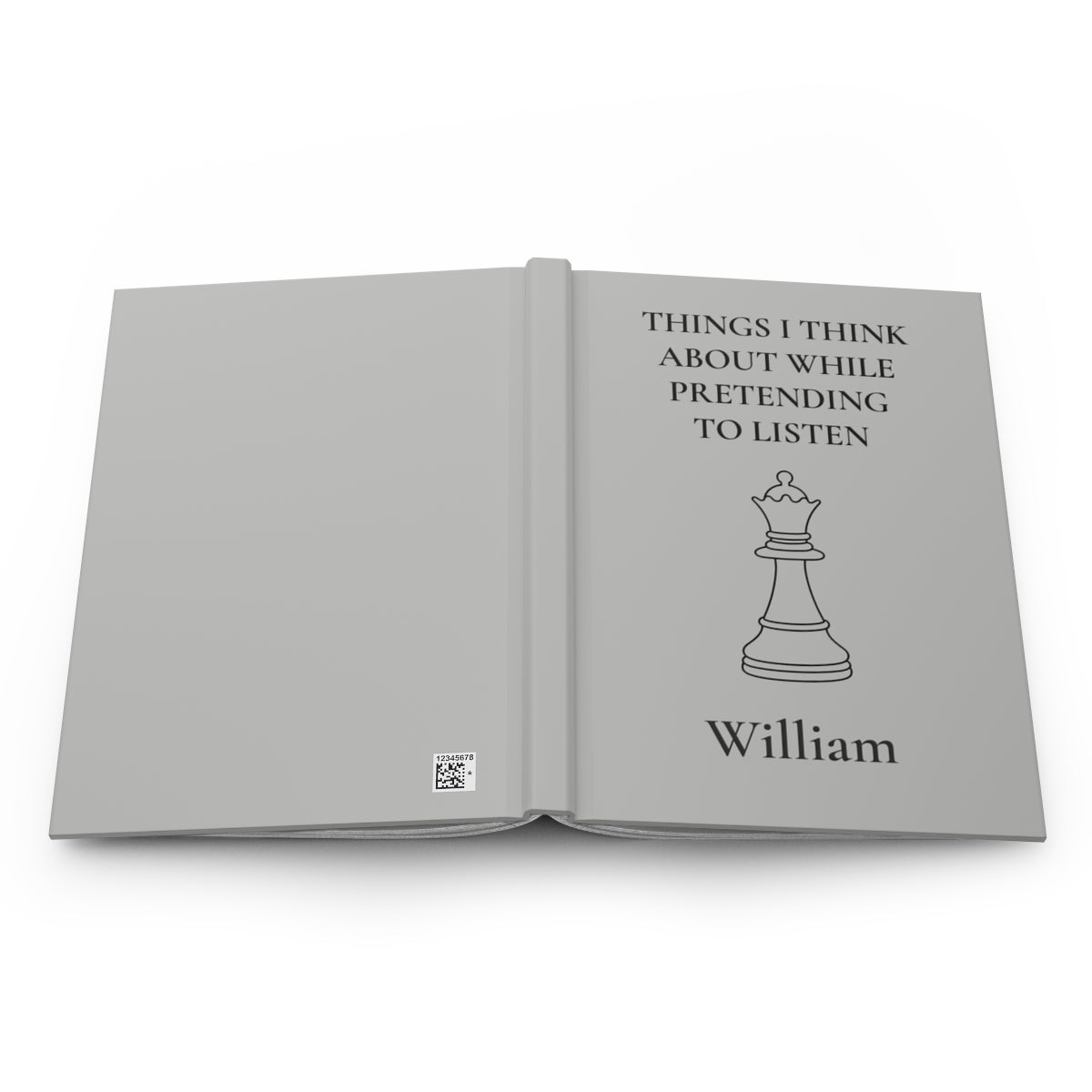 Personalized Hardcover Chess Journal