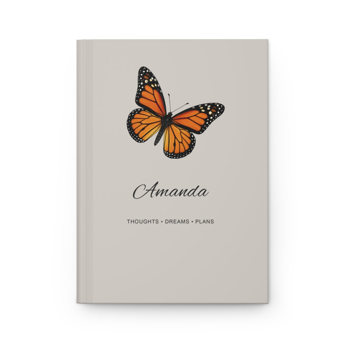 Personalized Butterfly Hardcover Journal