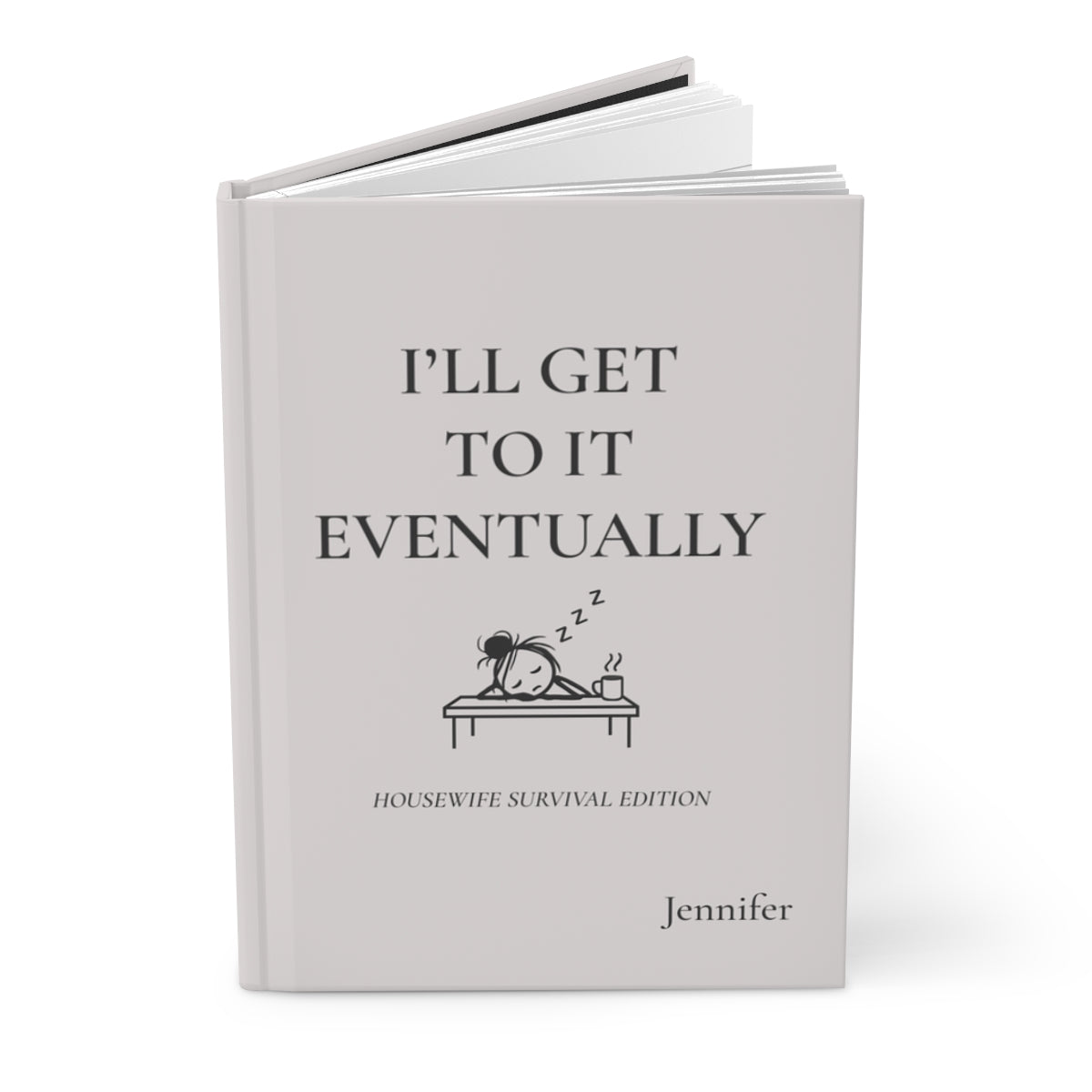 Personalized Housewife Hardcover Journal