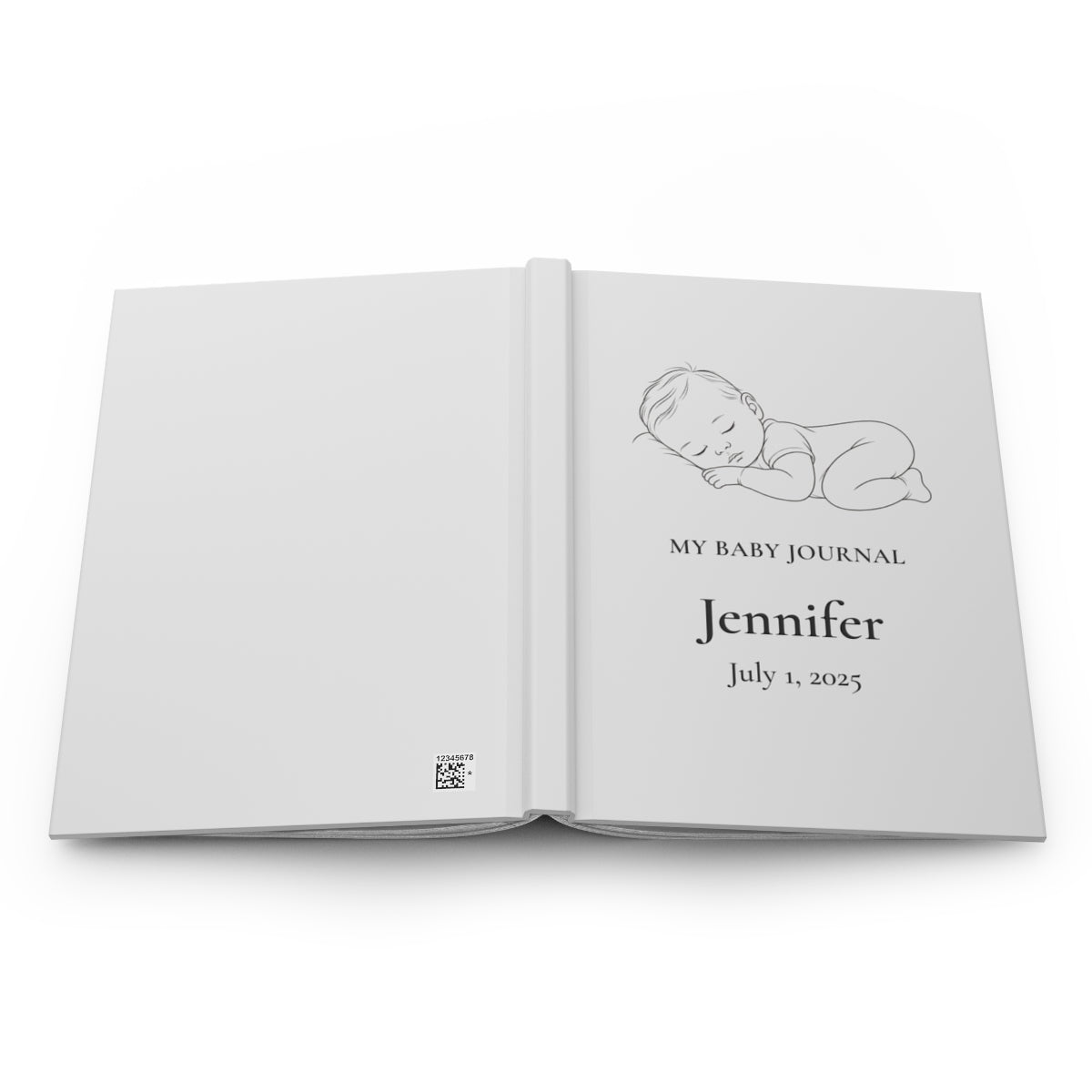 Personalized Baby Hardcover Journal