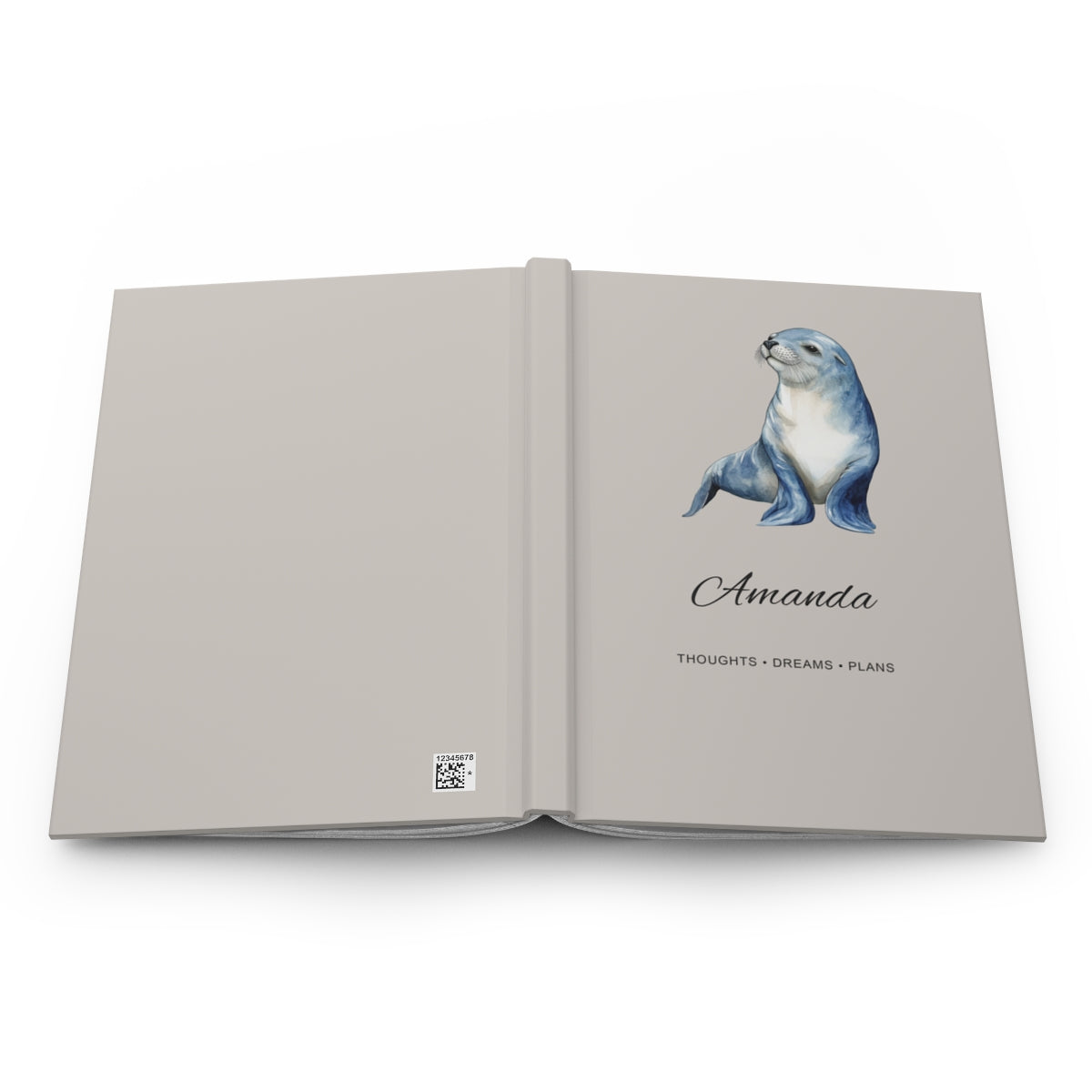 Personalized Sea Animals Hardcover Journal