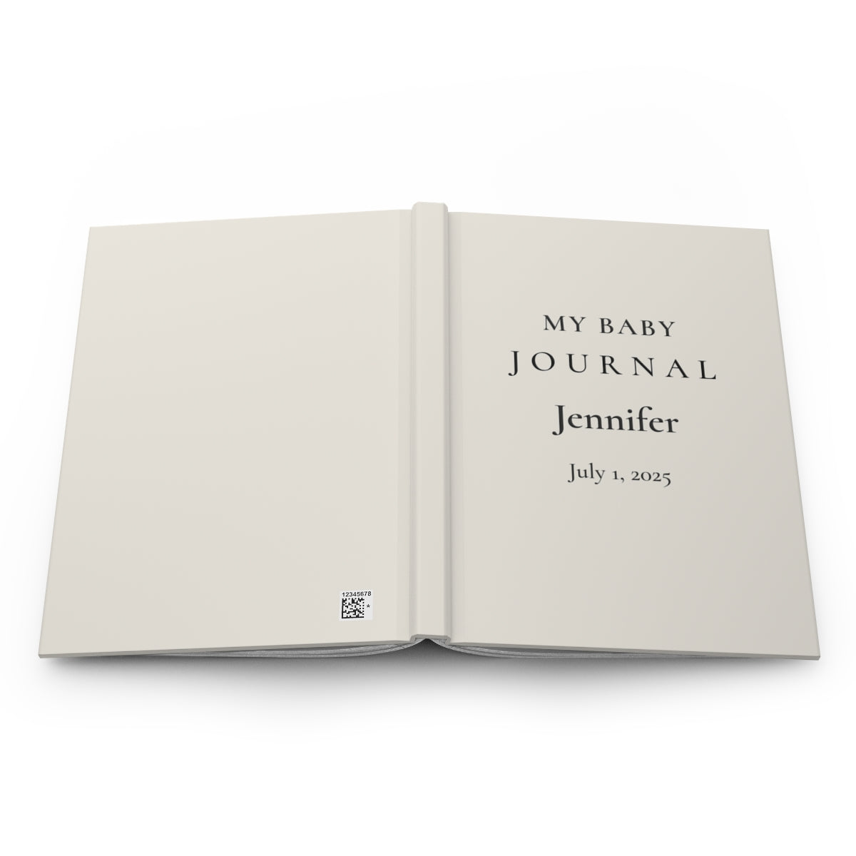 Personalized Baby Hardcover Journal