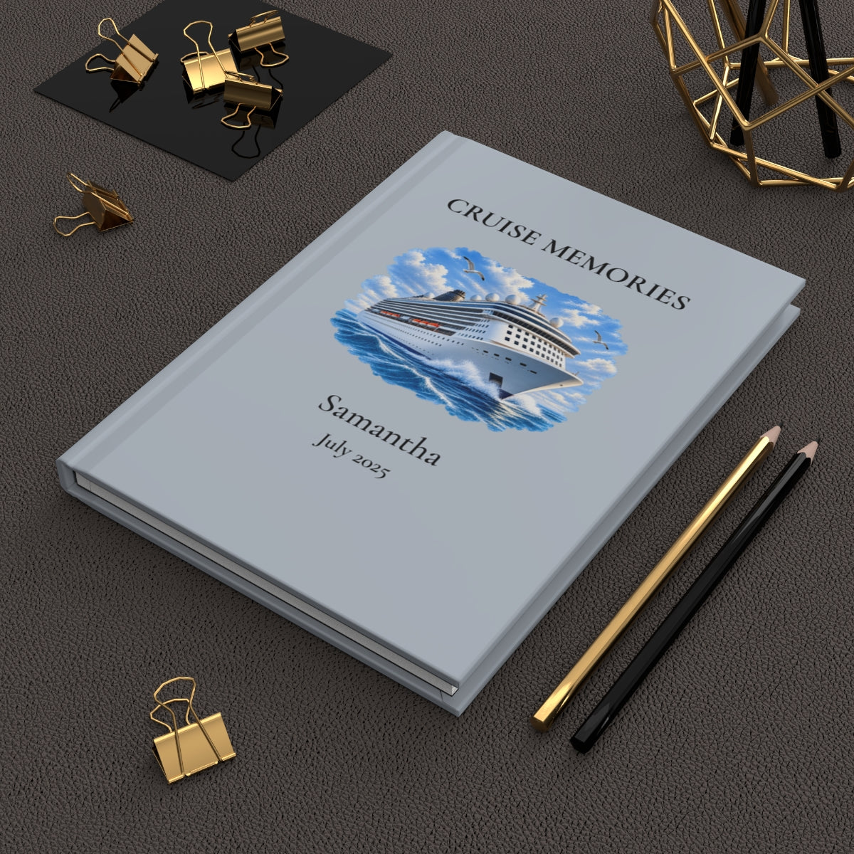 Personalized Cruise Memories Hardcover Journal