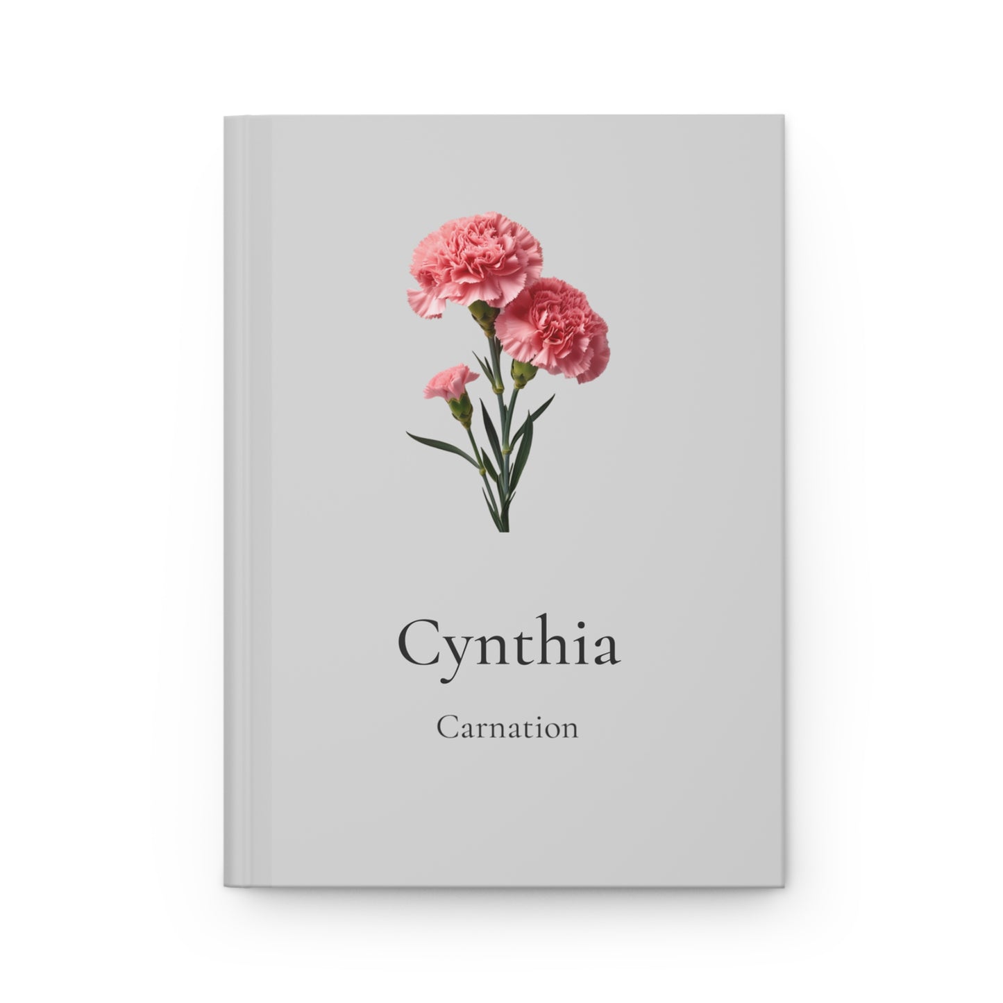 Personalized Floral Hardcover Journal