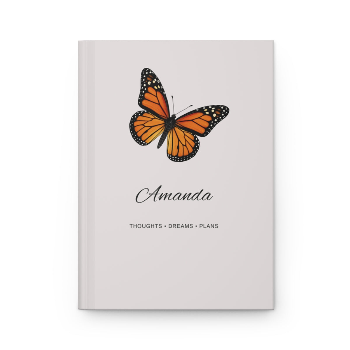 Personalized Butterfly Hardcover Journal