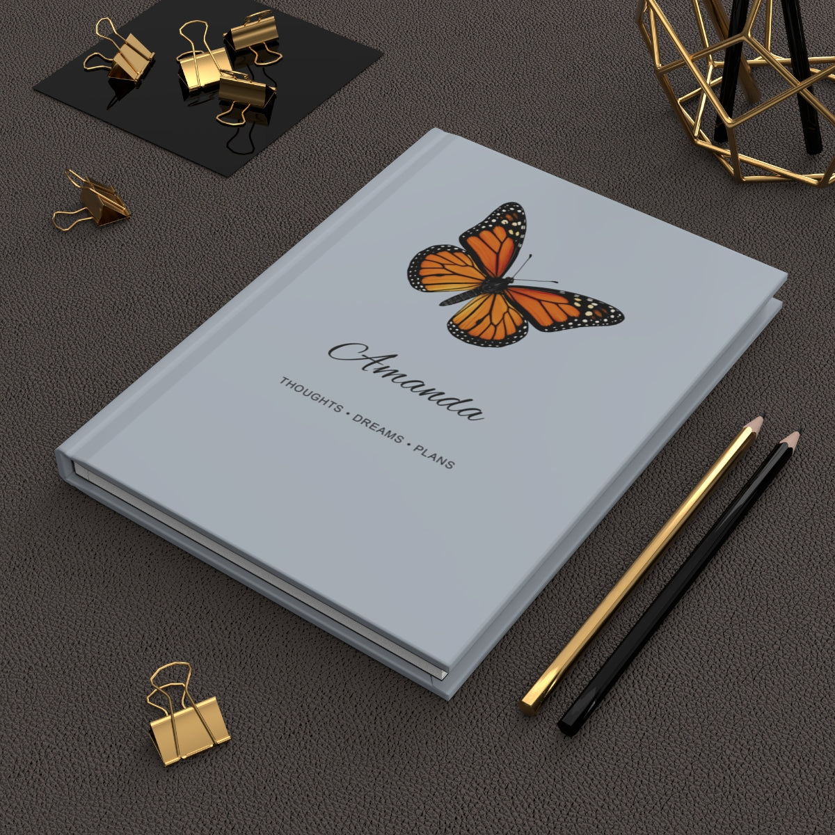Personalized Butterfly Hardcover Journal