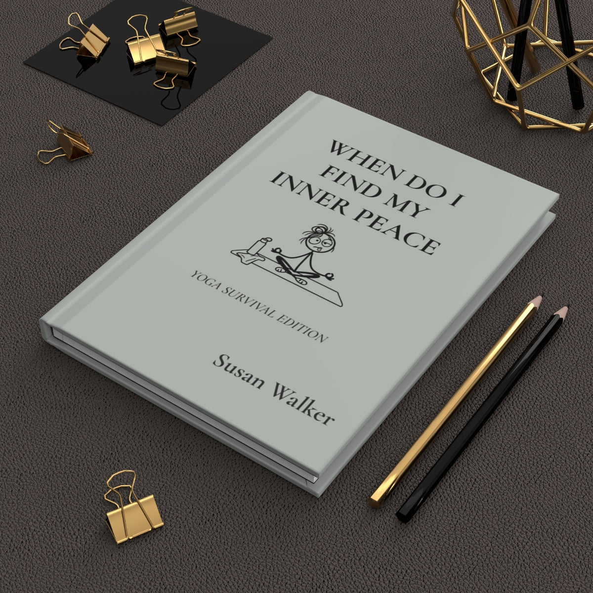 Personalized Funny Yoga Journal – Yoga Survival Edition