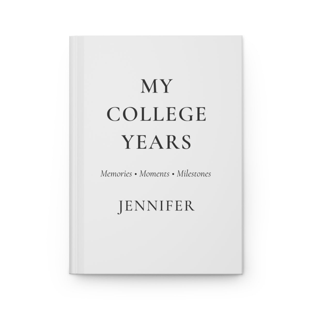 Personalized College Years Hardcover Journal