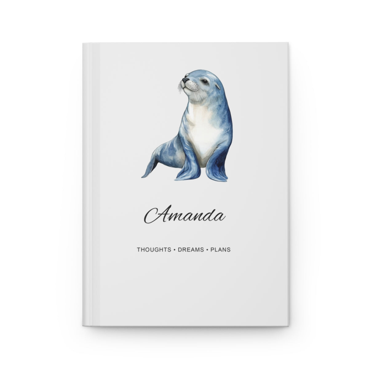 Personalized Sea Animals Hardcover Journal