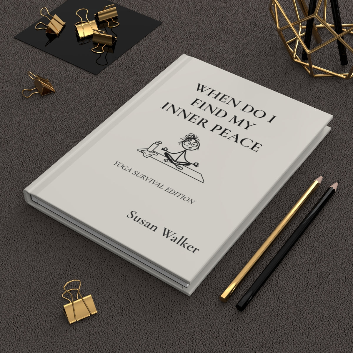 Personalized Funny Yoga Journal – Yoga Survival Edition