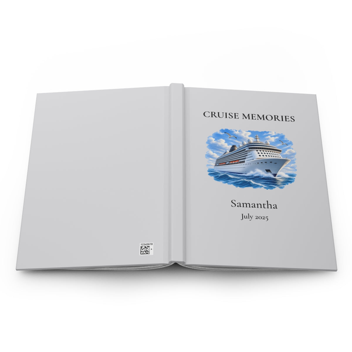 Personalized Cruise Memories Hardcover Journal