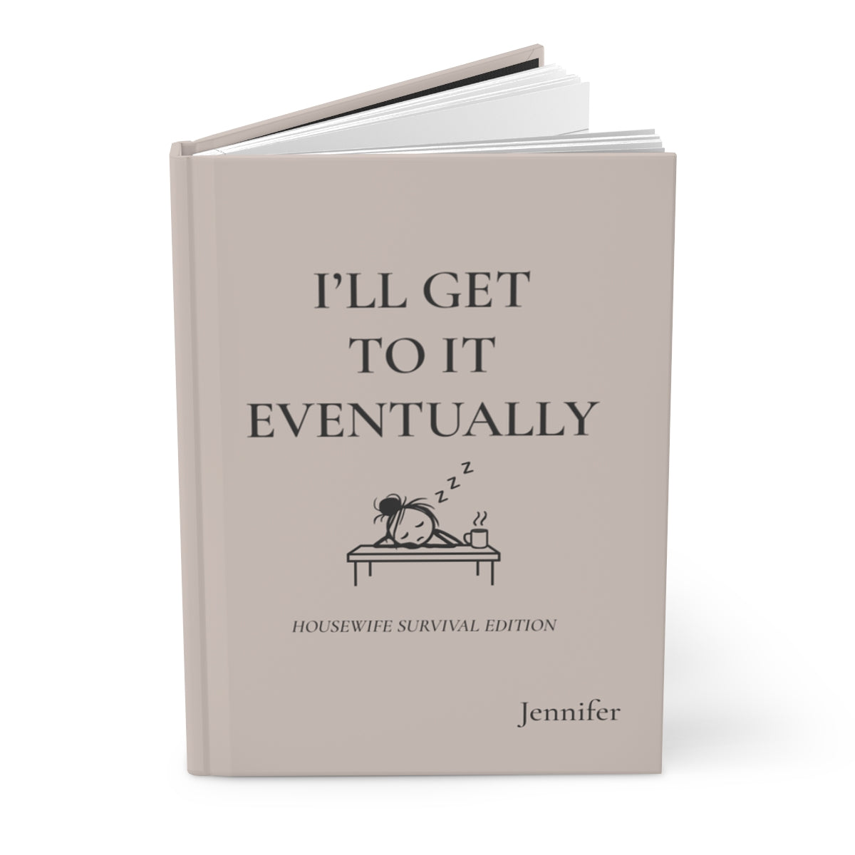 Personalized Housewife Hardcover Journal