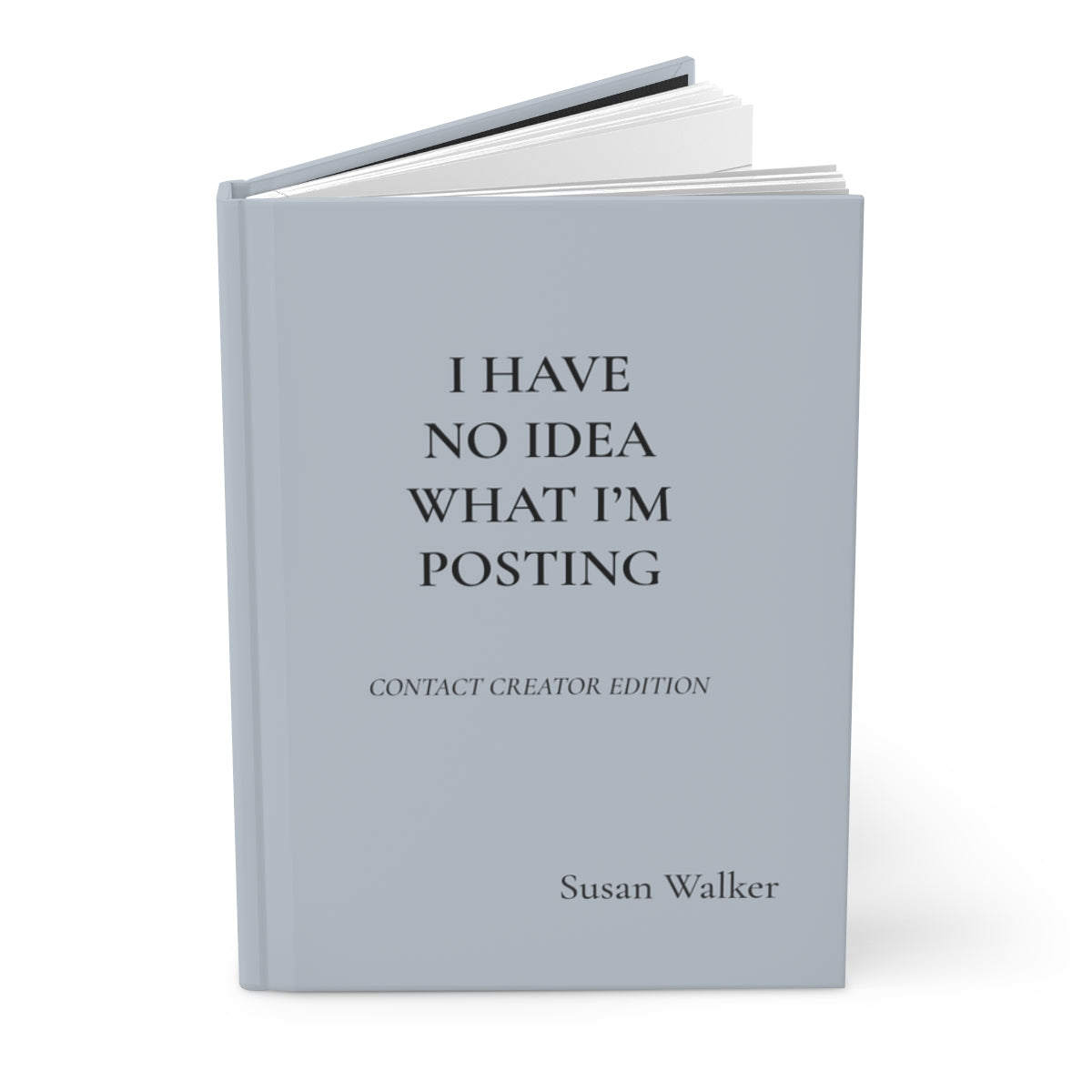 Personalized Content Creator Hardcover Journal
