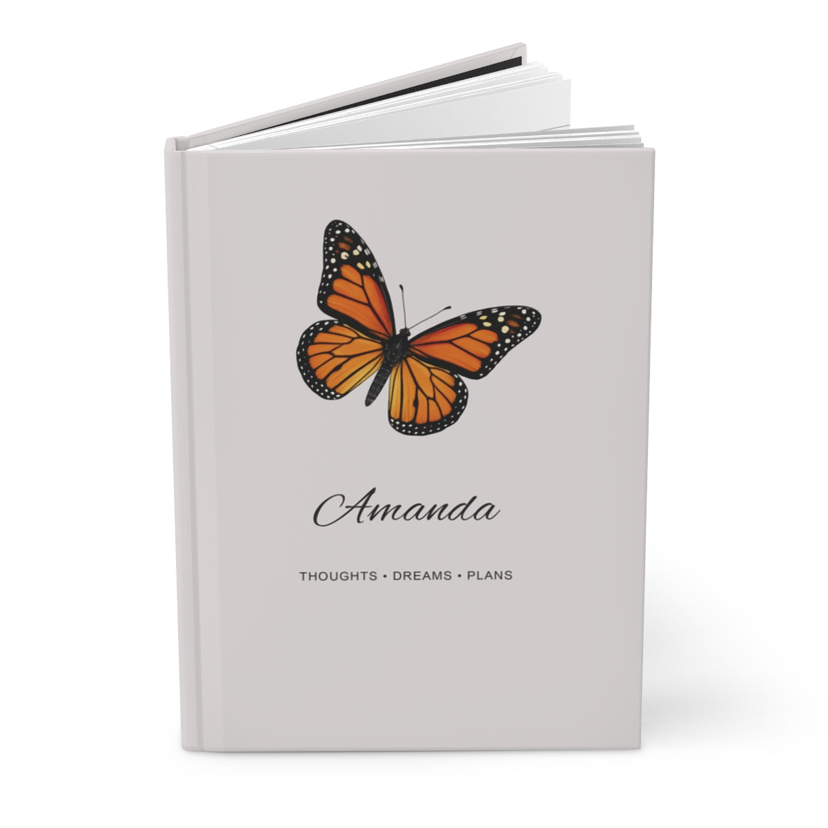 Personalized Butterfly Hardcover Journal