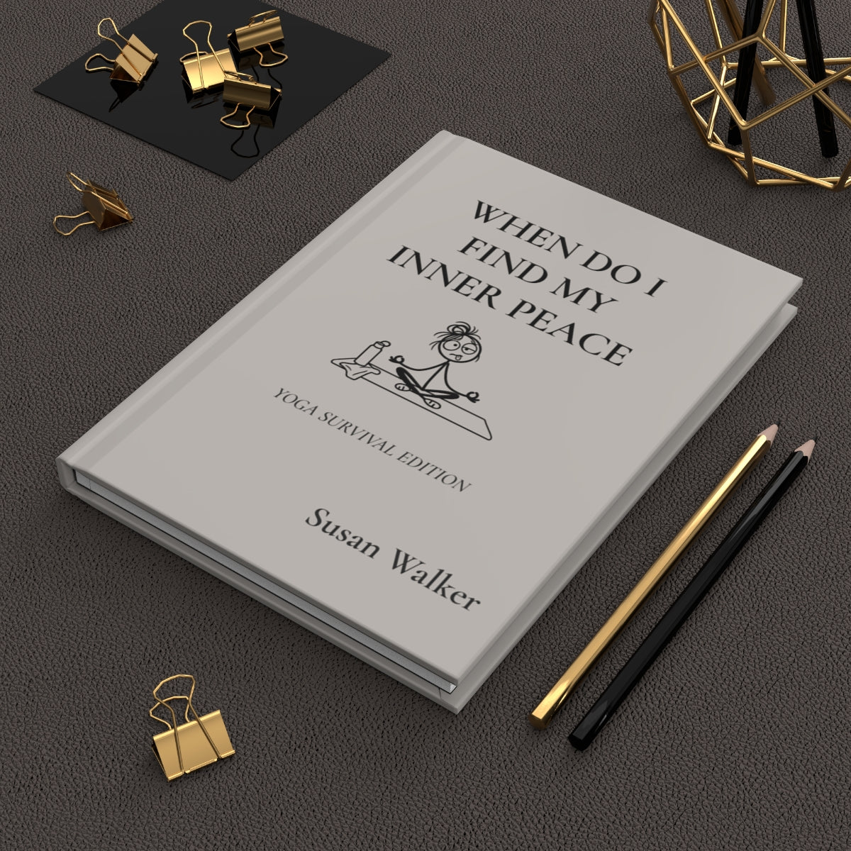 Personalized Funny Yoga Journal – Yoga Survival Edition
