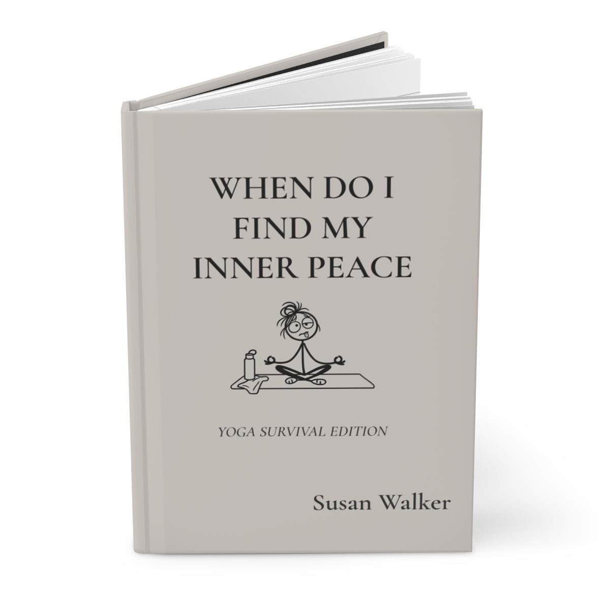 Personalized Funny Yoga Journal – Yoga Survival Edition