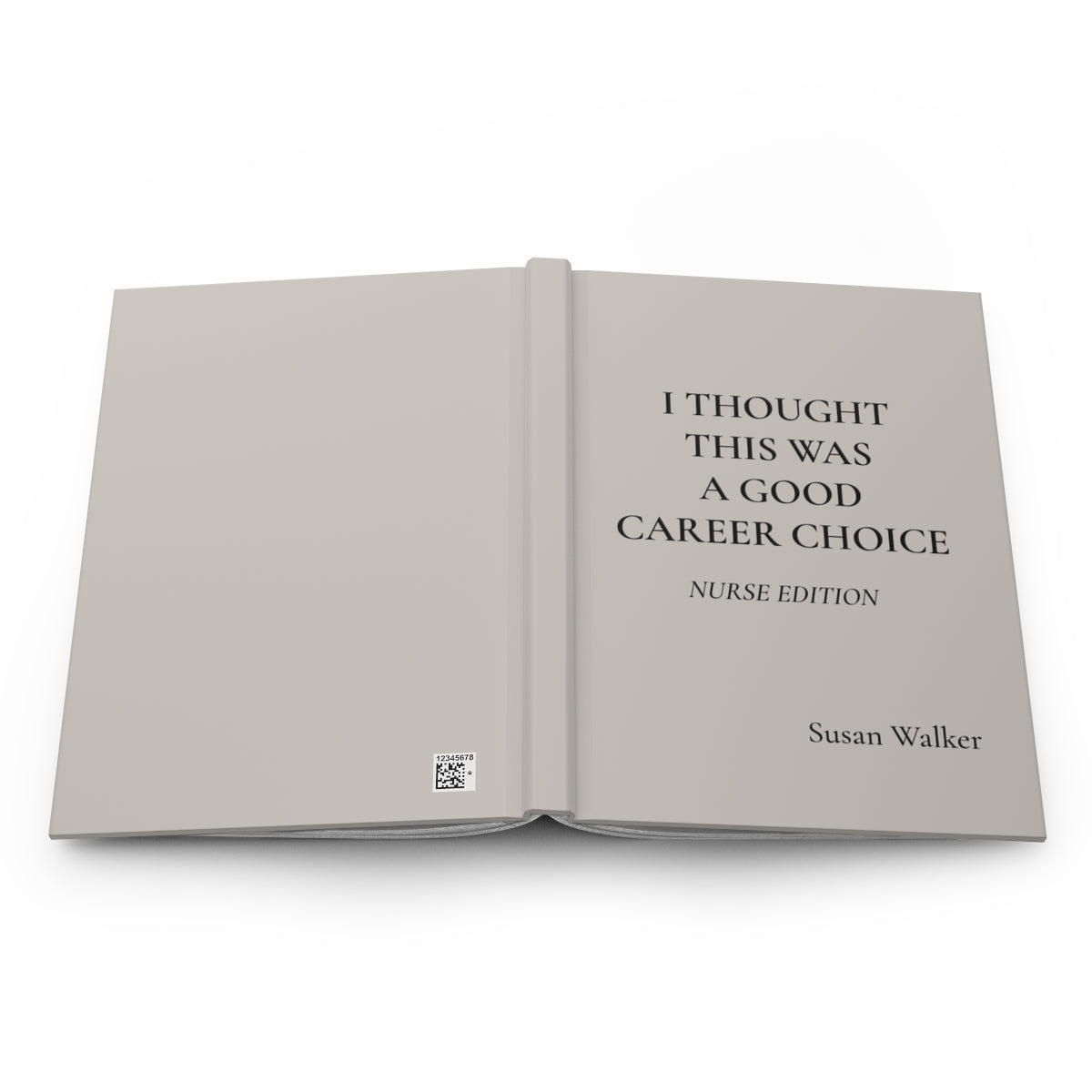 Personalized Funny Nurse Hardcover Journal