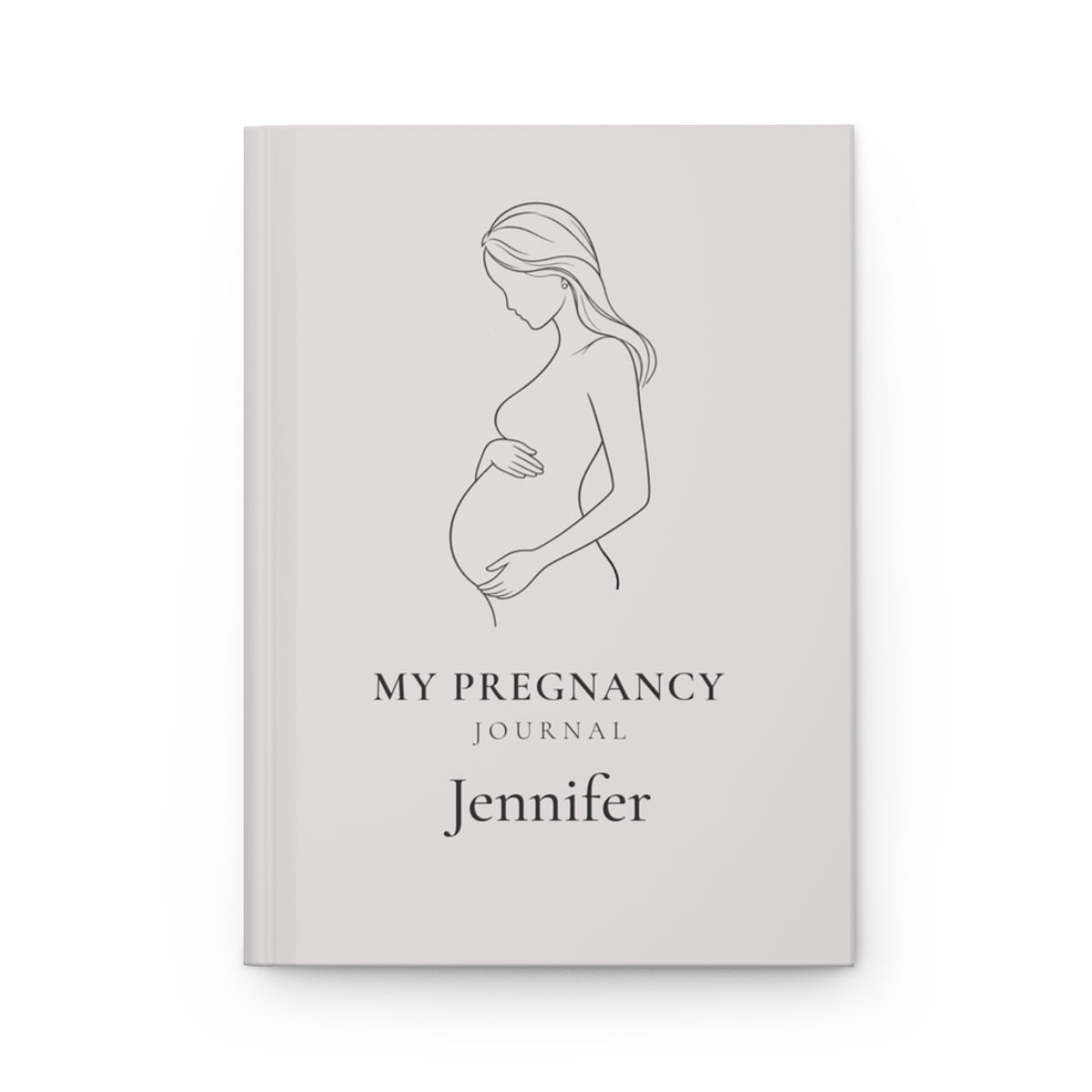 Personalized Pregnancy Hardcover Journal