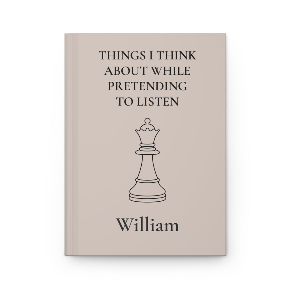 Personalized Hardcover Chess Journal