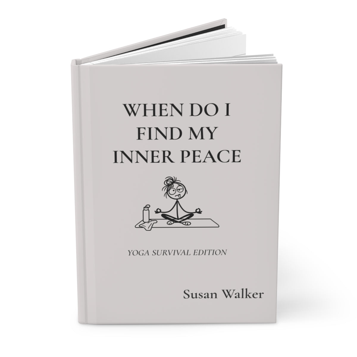 Personalized Funny Yoga Journal – Yoga Survival Edition