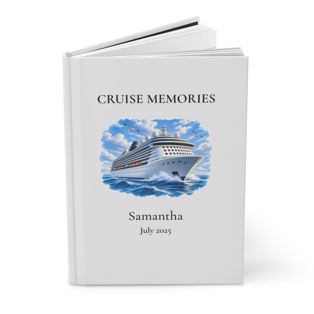 Personalized Cruise Memories Hardcover Journal