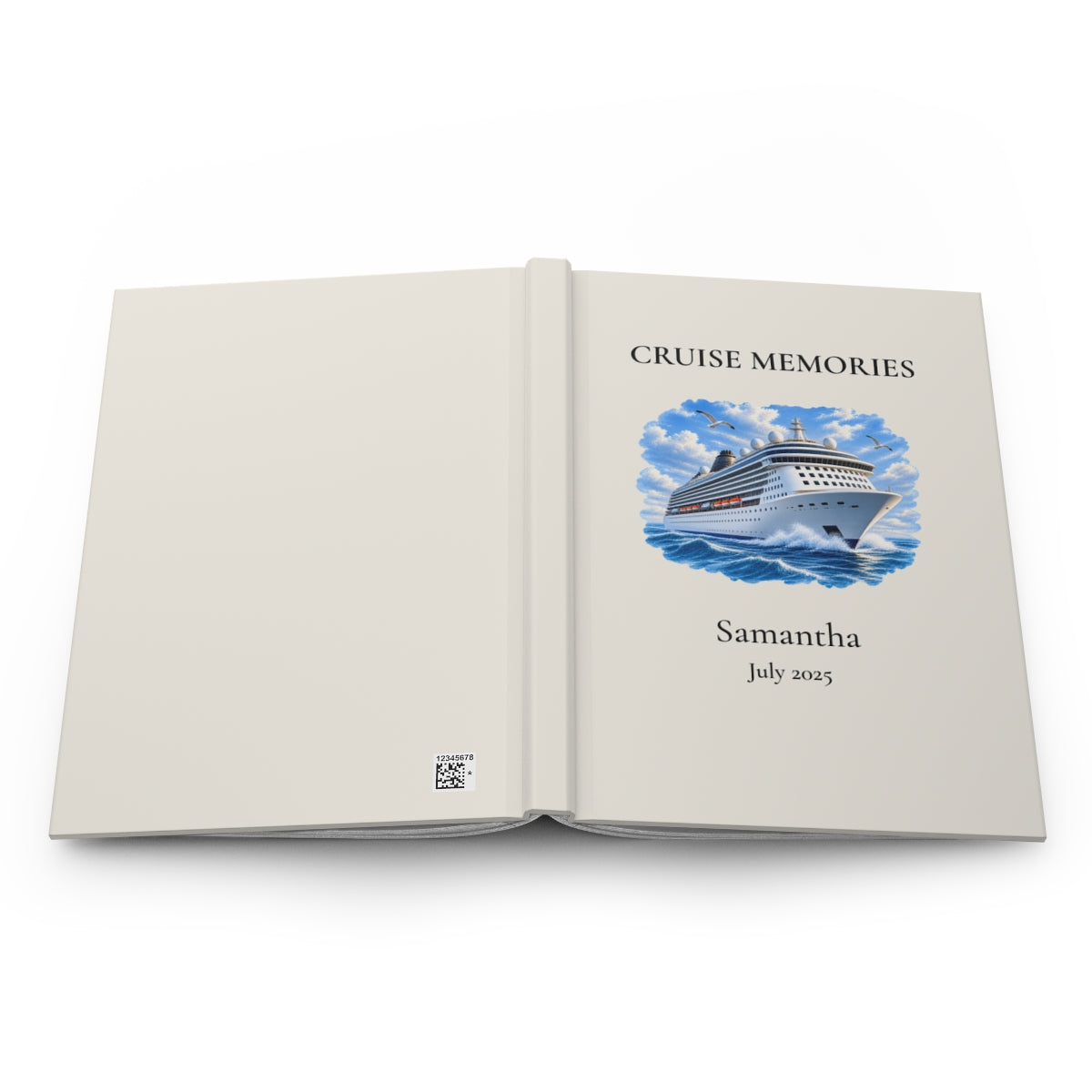 Personalized Cruise Memories Hardcover Journal