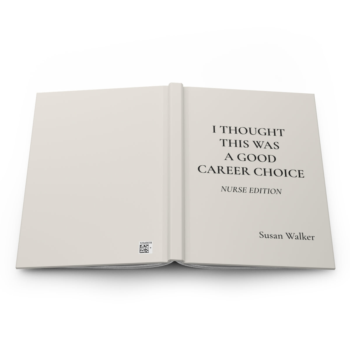 Personalized Funny Nurse Hardcover Journal