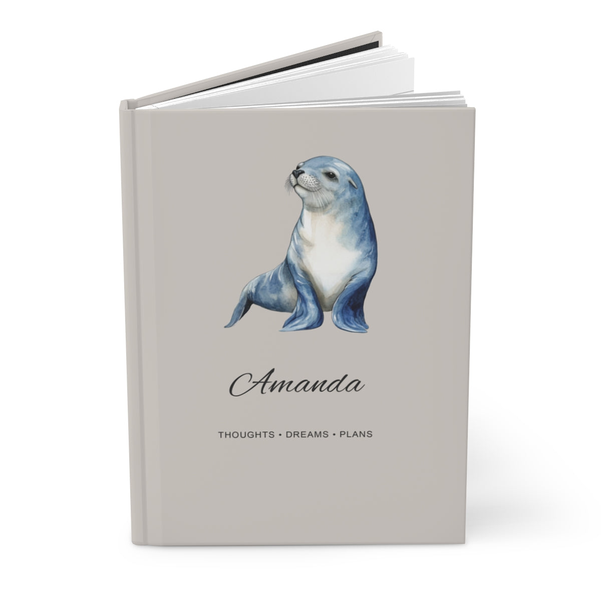 Personalized Sea Animals Hardcover Journal