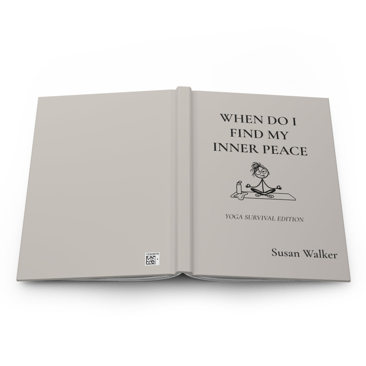Personalized Funny Yoga Journal – Yoga Survival Edition
