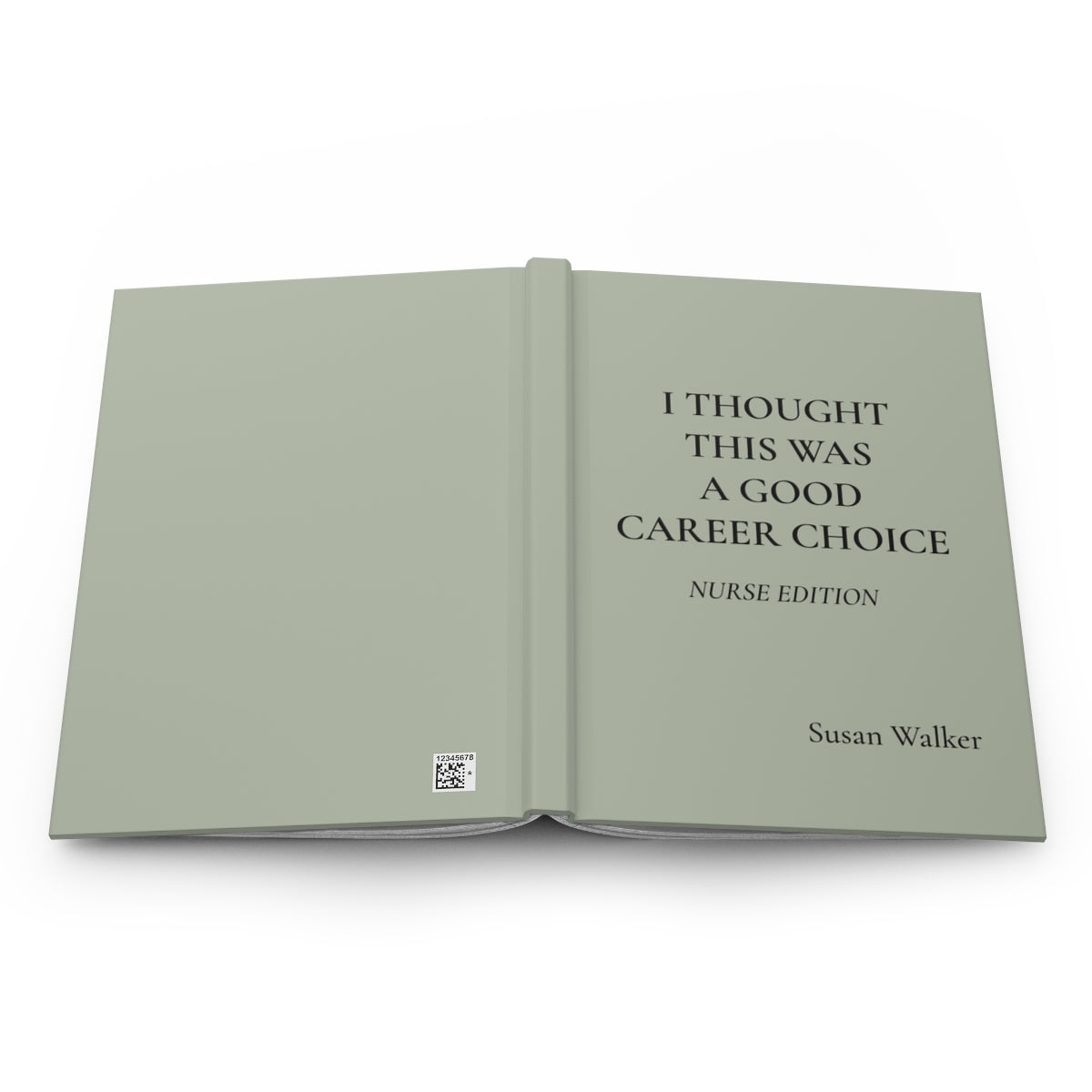 Personalized Funny Nurse Hardcover Journal