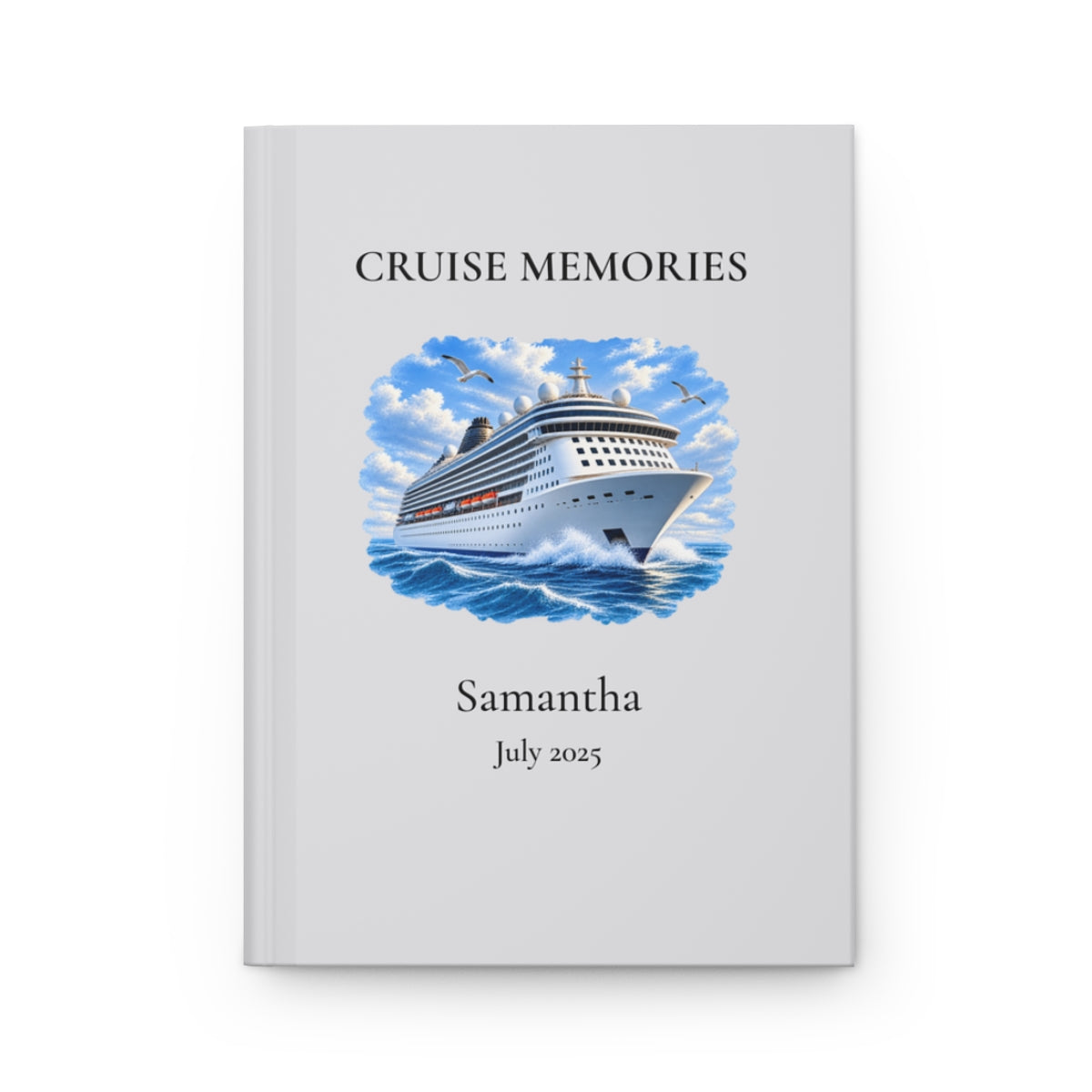 Personalized Cruise Memories Hardcover Journal