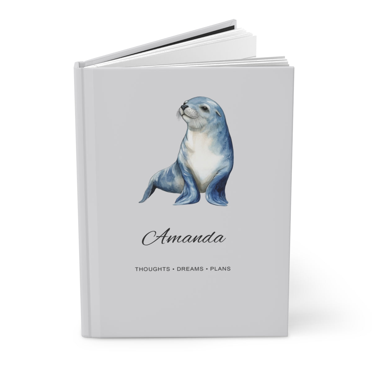 Personalized Sea Animals Hardcover Journal
