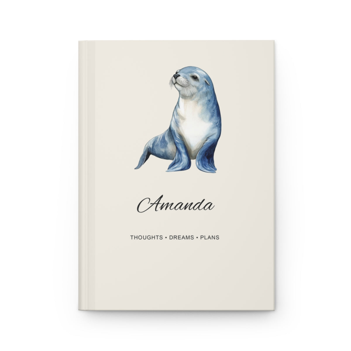 Personalized Sea Animals Hardcover Journal