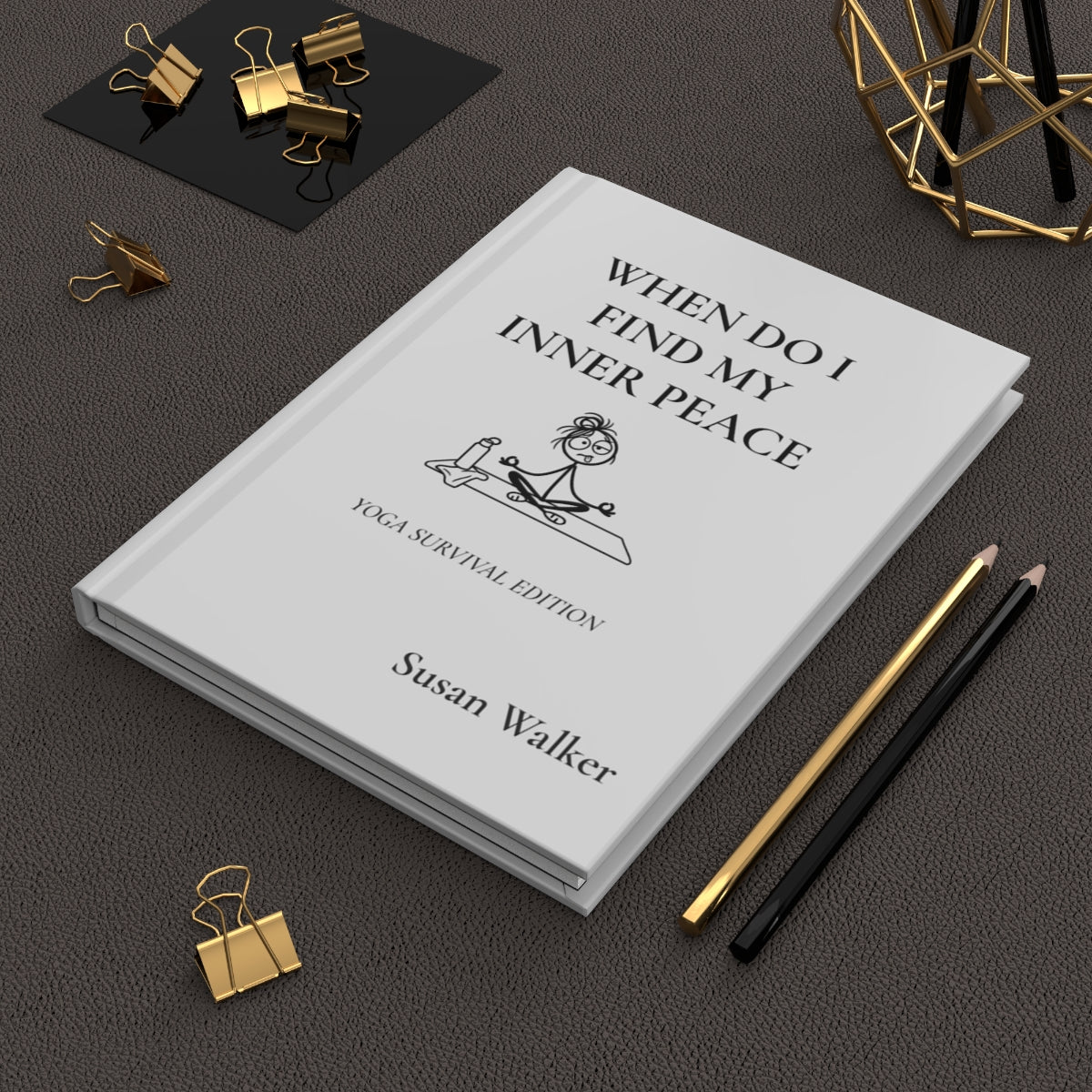 Personalized Funny Yoga Journal – Yoga Survival Edition